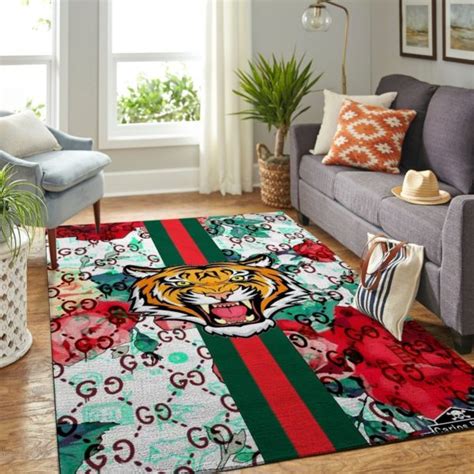 gucci bathroom rug set|gucci tiger rug.